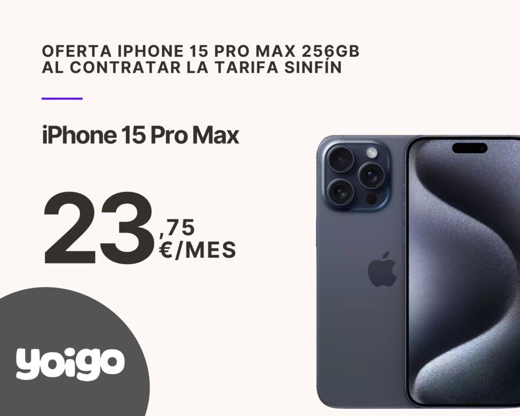 yoigo iphone 15 pro max