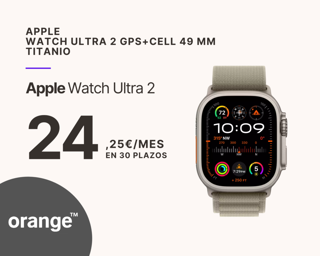 Orange oferta apple watch ulytra GPS