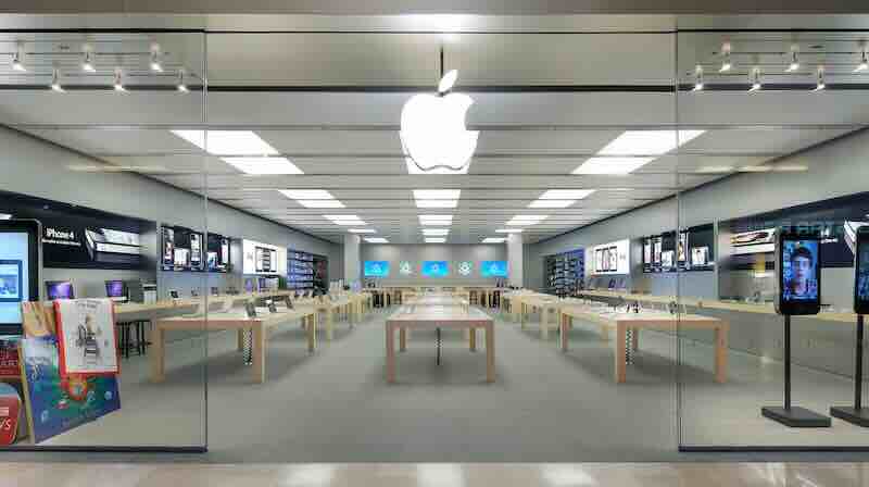 Imagen de una tienda apple 