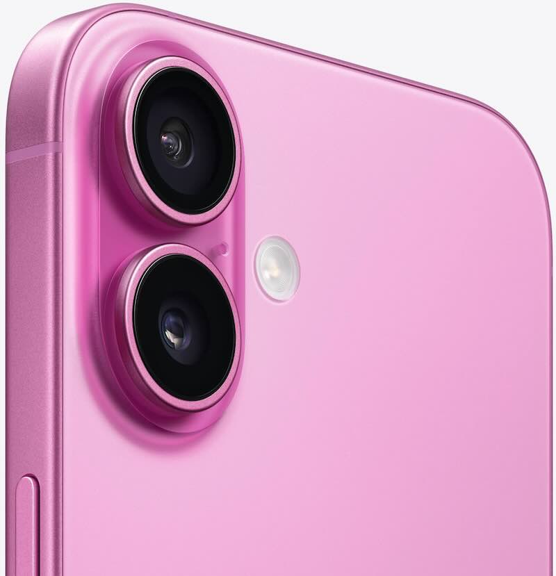 Iphone 16 rosa camara