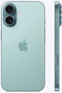 Iphone 16 verde lateral