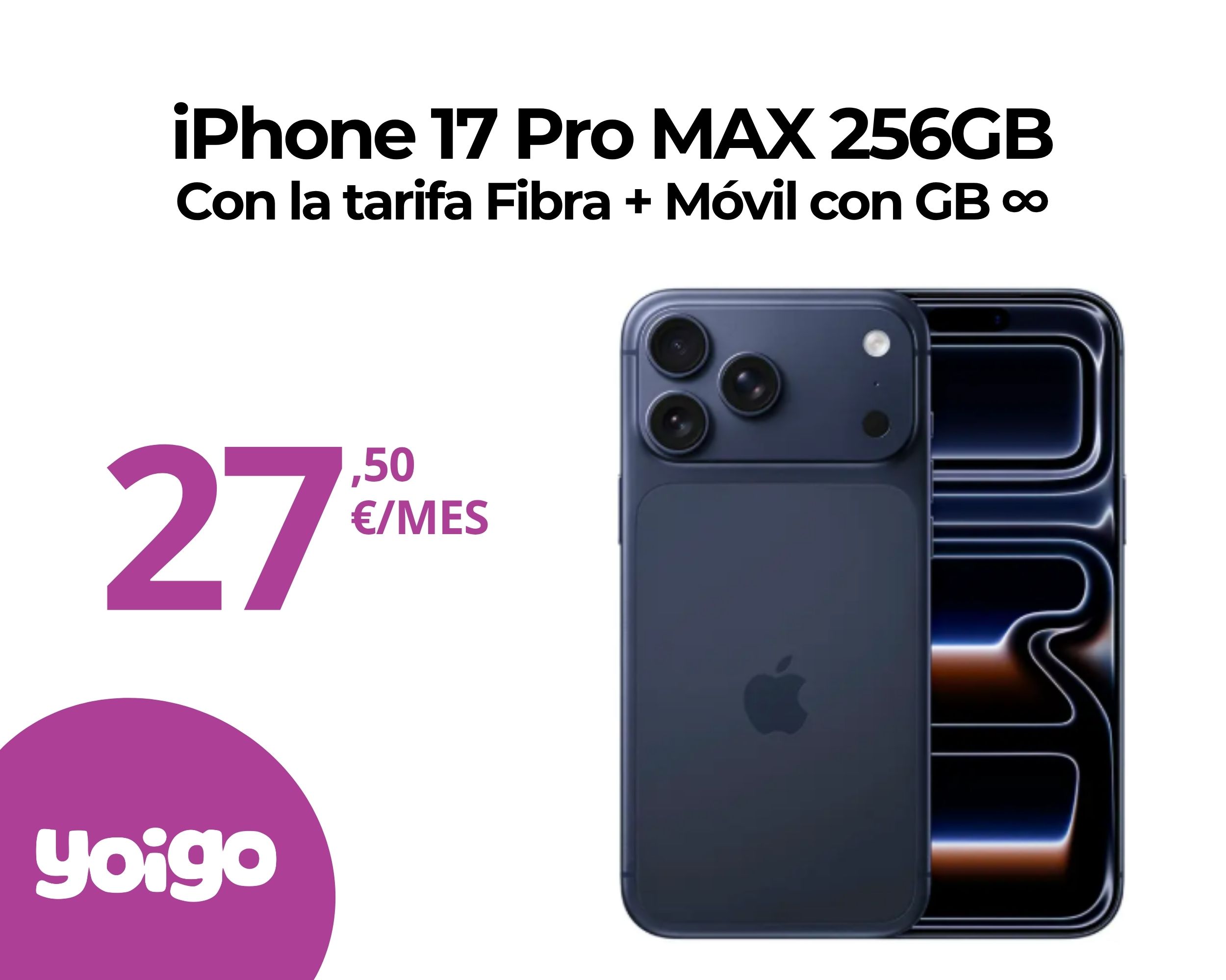 Yoigo Iphone 17 Pro 256 MAX