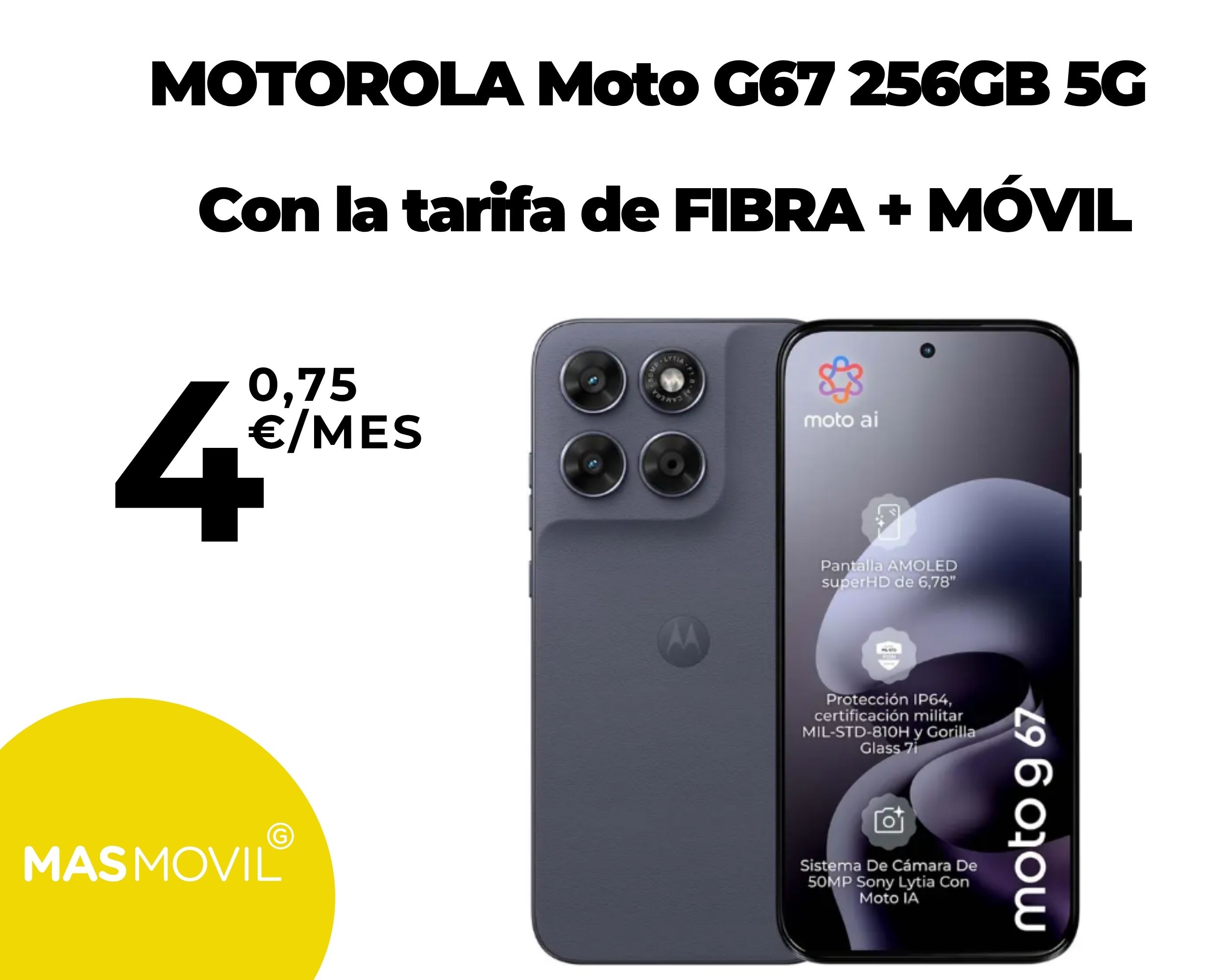 Oferta Masmovil fibra y movil