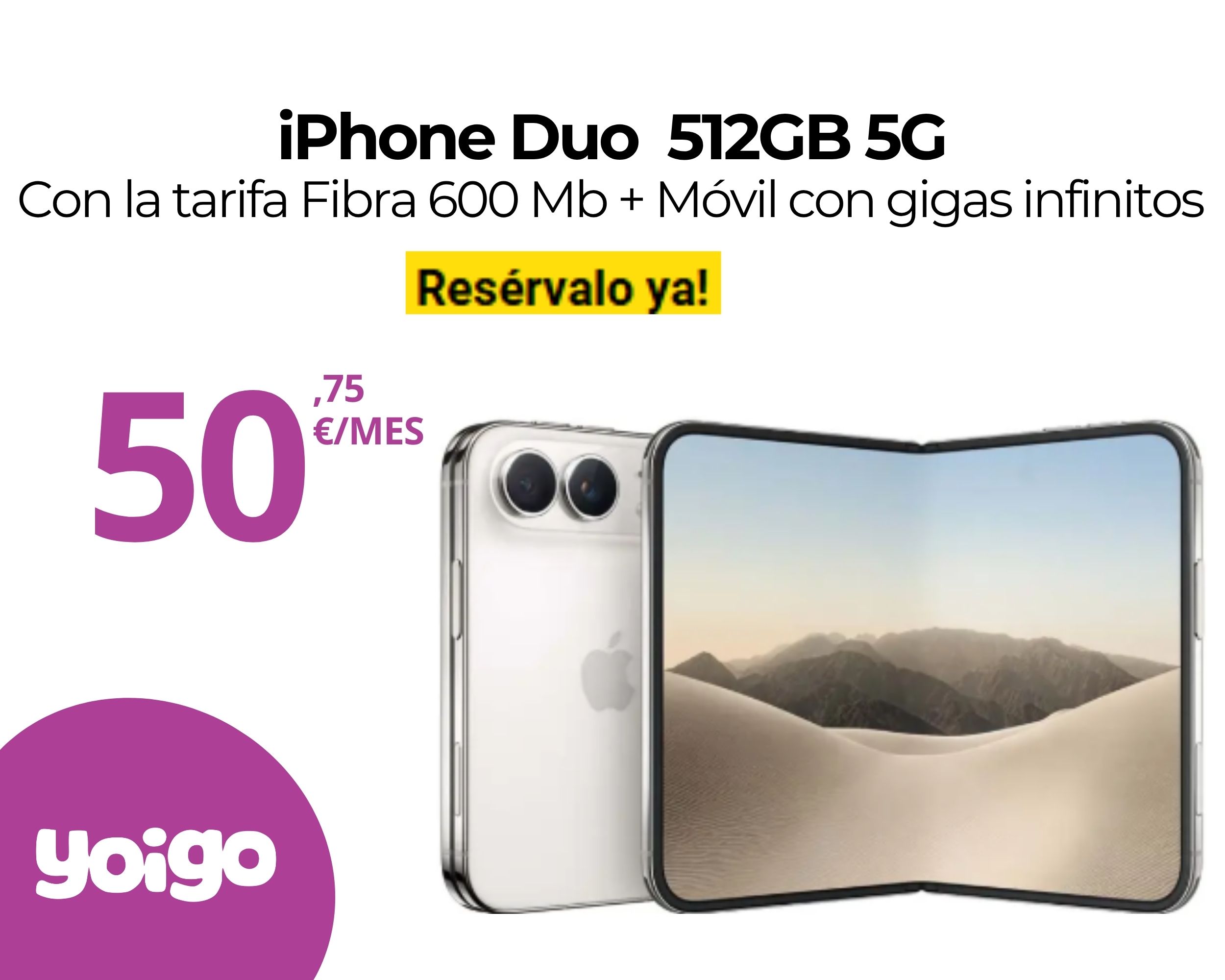 Yoigo iPhone Duo 512GB
